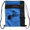 Custom Print Color Block Drawstring Backpack Thumbnail