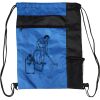 Custom Print Color Block Drawstring Backpack Thumbnail