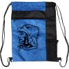 Custom Print Color Block Drawstring Backpack Thumbnail