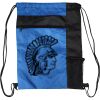 Custom Print Color Block Drawstring Backpack Thumbnail