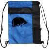 Custom Print Color Block Drawstring Backpack Thumbnail