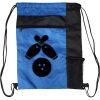 Custom Print Color Block Drawstring Backpack Thumbnail
