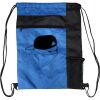 Custom Print Color Block Drawstring Backpack Thumbnail