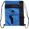 Custom Print Color Block Drawstring Backpack Thumbnail