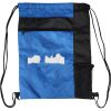 Custom Print Color Block Drawstring Backpack Thumbnail