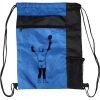 Custom Print Color Block Drawstring Backpack Thumbnail