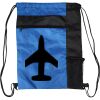 Custom Print Color Block Drawstring Backpack Thumbnail