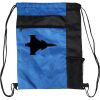Custom Print Color Block Drawstring Backpack Thumbnail