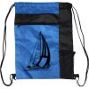 Custom Print Color Block Drawstring Backpack Thumbnail