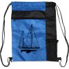 Custom Print Color Block Drawstring Backpack Thumbnail