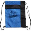 Custom Print Color Block Drawstring Backpack Thumbnail