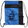 Custom Print Color Block Drawstring Backpack Thumbnail
