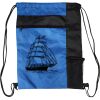 Custom Print Color Block Drawstring Backpack Thumbnail