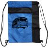 Custom Print Color Block Drawstring Backpack Thumbnail