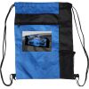 Custom Print Color Block Drawstring Backpack Thumbnail