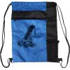 Custom Print Color Block Drawstring Backpack Thumbnail