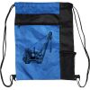 Custom Print Color Block Drawstring Backpack Thumbnail