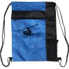 Custom Print Color Block Drawstring Backpack Thumbnail