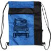 Custom Print Color Block Drawstring Backpack Thumbnail