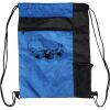 Custom Print Color Block Drawstring Backpack Thumbnail
