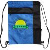 Custom Print Color Block Drawstring Backpack Thumbnail