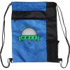 Custom Print Color Block Drawstring Backpack Thumbnail