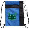 Custom Print Color Block Drawstring Backpack Thumbnail