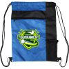 Custom Print Color Block Drawstring Backpack Thumbnail