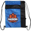 Custom Print Color Block Drawstring Backpack Thumbnail