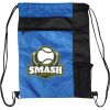 Custom Print Color Block Drawstring Backpack Thumbnail