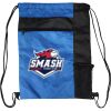 Custom Print Color Block Drawstring Backpack Thumbnail