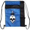 Custom Print Color Block Drawstring Backpack Thumbnail