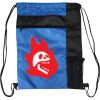 Custom Print Color Block Drawstring Backpack Thumbnail