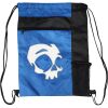 Custom Print Color Block Drawstring Backpack Thumbnail