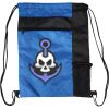 Custom Print Color Block Drawstring Backpack Thumbnail