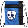 Custom Print Color Block Drawstring Backpack Thumbnail