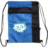 Custom Print Color Block Drawstring Backpack Thumbnail