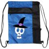 Custom Print Color Block Drawstring Backpack Thumbnail
