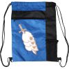 Custom Print Color Block Drawstring Backpack Thumbnail