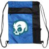 Custom Print Color Block Drawstring Backpack Thumbnail