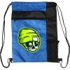Custom Print Color Block Drawstring Backpack Thumbnail