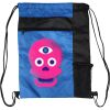 Custom Print Color Block Drawstring Backpack Thumbnail