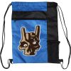 Custom Print Color Block Drawstring Backpack Thumbnail