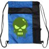 Custom Print Color Block Drawstring Backpack Thumbnail