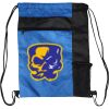 Custom Print Color Block Drawstring Backpack Thumbnail