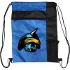 Custom Print Color Block Drawstring Backpack Thumbnail