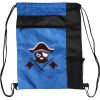 Custom Print Color Block Drawstring Backpack Thumbnail