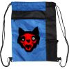 Custom Print Color Block Drawstring Backpack Thumbnail