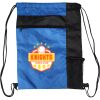 Custom Print Color Block Drawstring Backpack Thumbnail