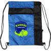 Custom Print Color Block Drawstring Backpack Thumbnail
